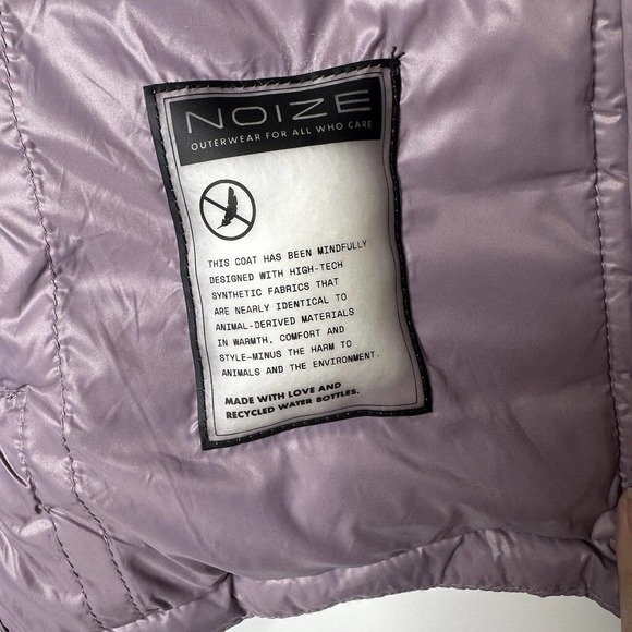 NWOT Noize Rhea Puffer Vest Women's Mauve Size XS - Picture 7 of 10
